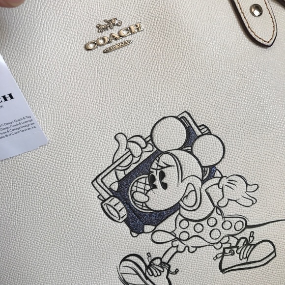 💦🌸coach Minnie tote🌸city zip shoulder bag - Picture 5 of 8